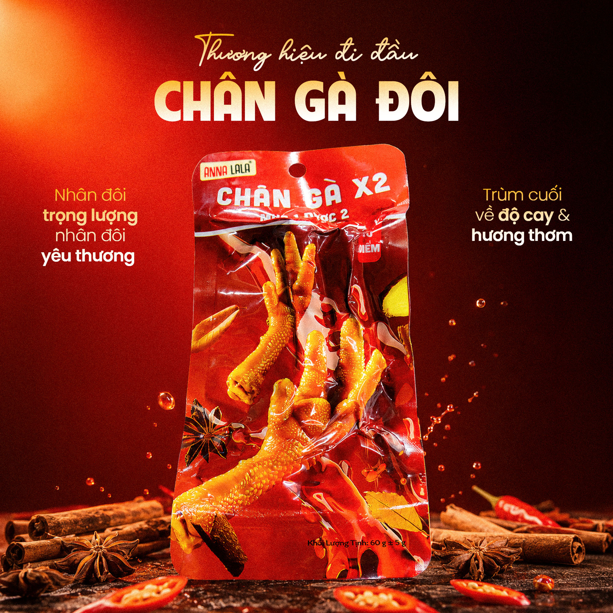 Chân gà X2 - Vị ngon 10 điểm