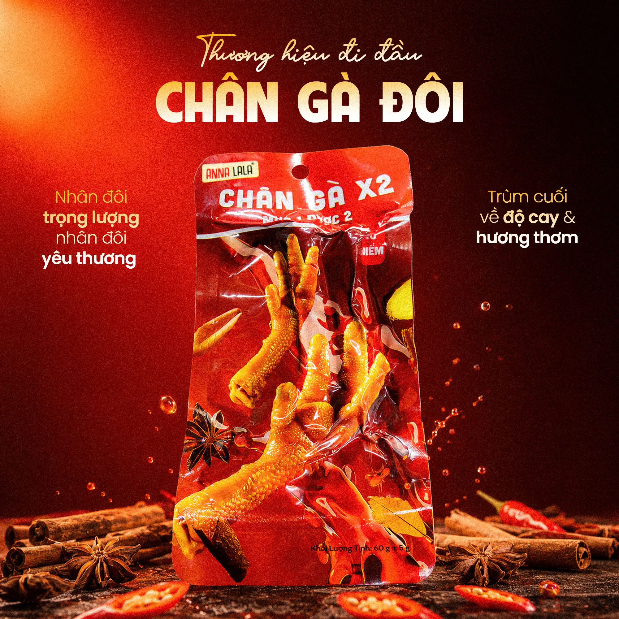 Chân gà X2 - Vị ngon 10 điểm